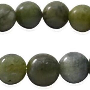 Irish Connemara Marble Bracelet Women Green Handcrafted Bead Stretch